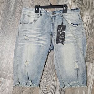 NWT MENS REASON SUPPLY JEAN SHORTS SIZE 36